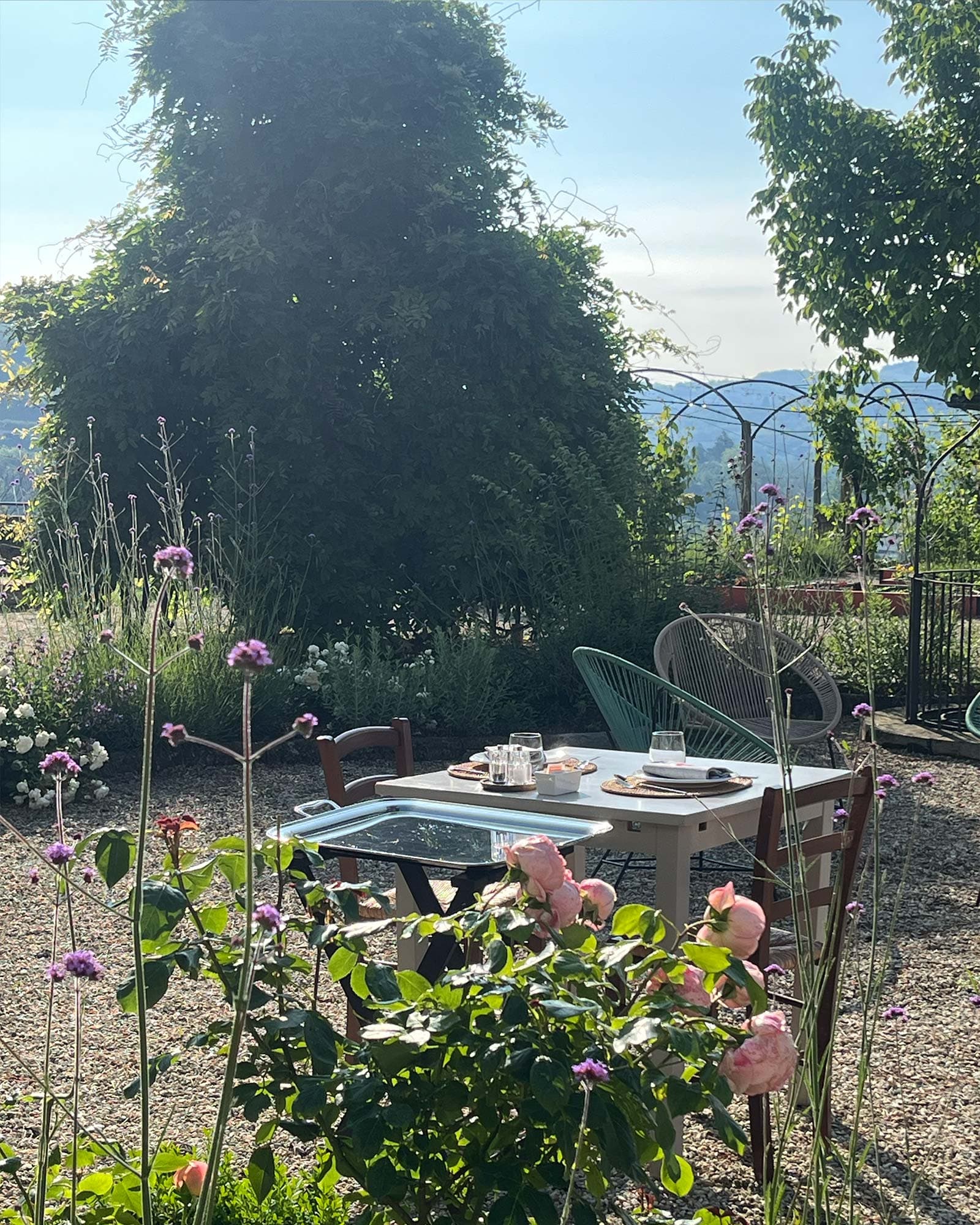 vigne di fagnano cibo vino colazione esterni vista langhe