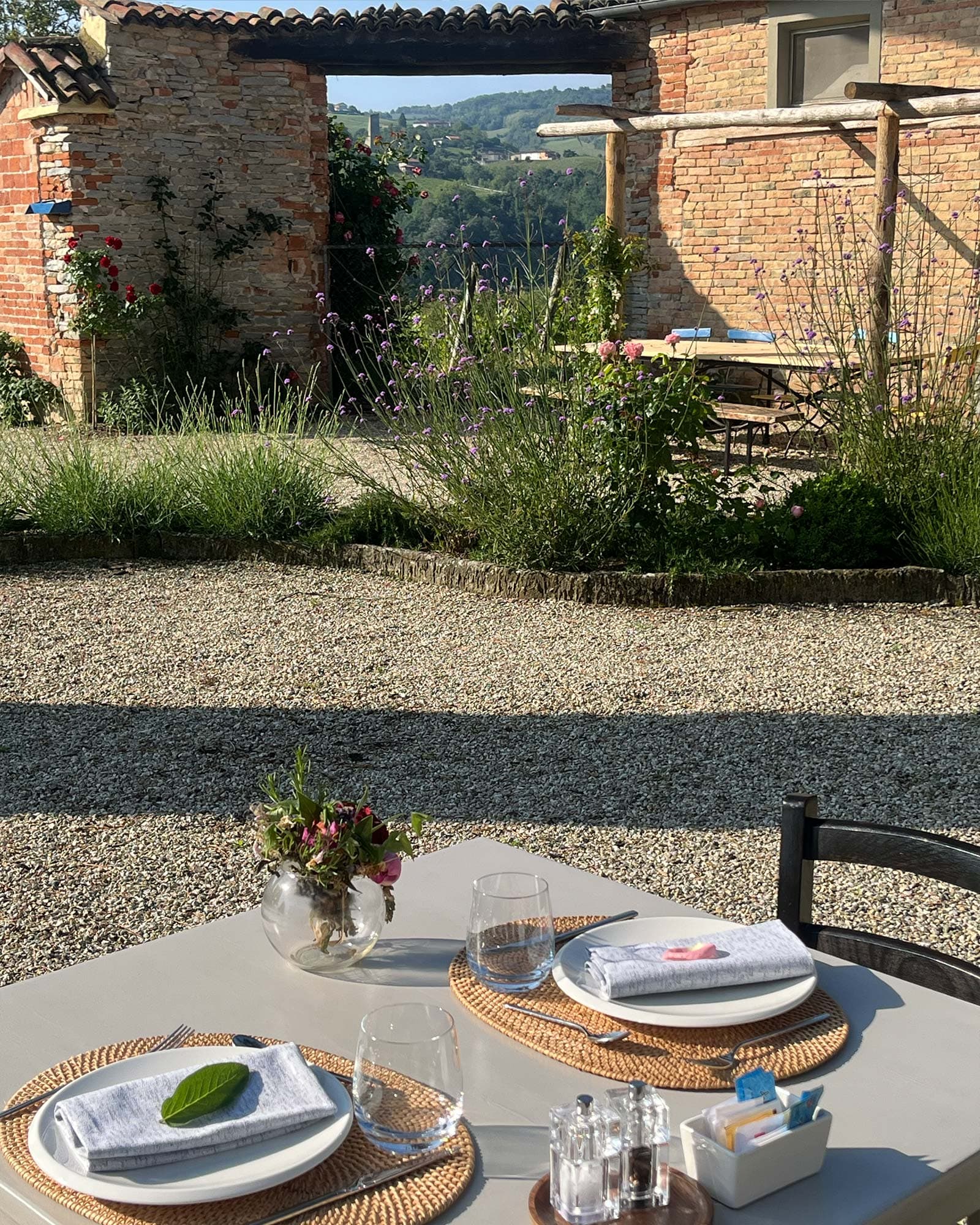 vigne di fagnano cibo vino dettaglio colazione tavolo esterni