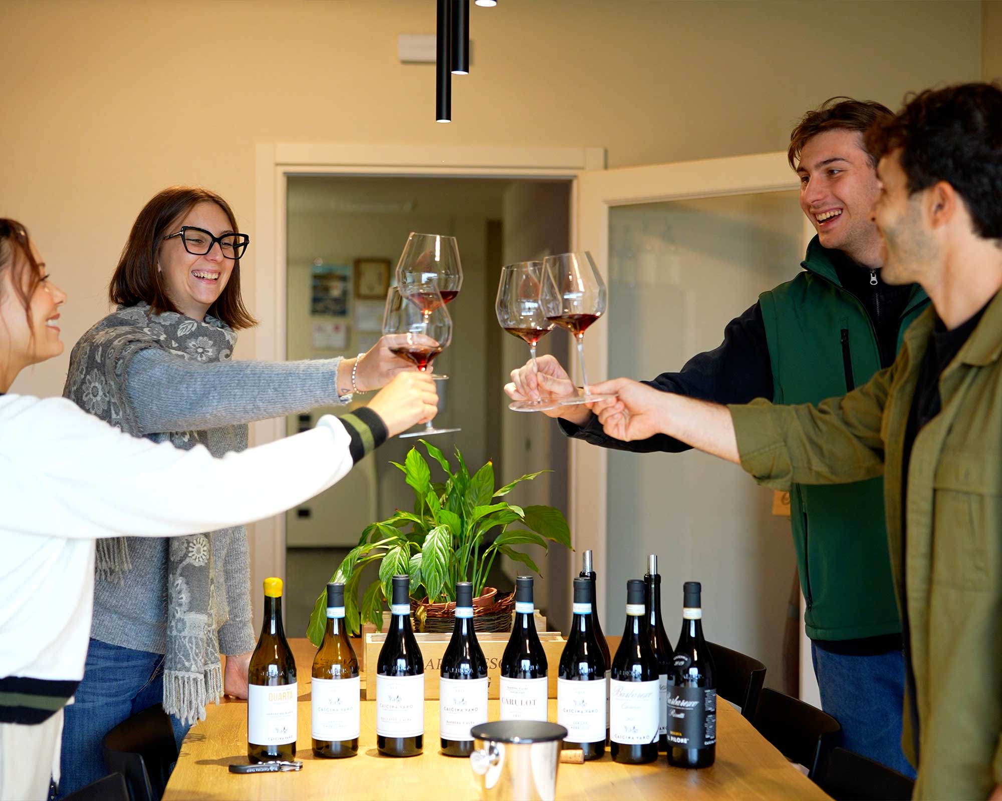 vigne di fagnano tour enologico con sommelier degustazione e brindisi tra amici langhe patrimonio unesco